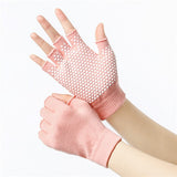 1pair Yoga Half Finger Gloves