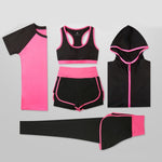 Women Yoga Sets Five Pieces 5