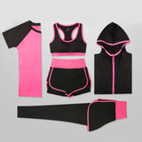 Women Yoga Sets Five Pieces 5
