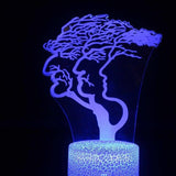 3D 7 Color Changing Yoga LED Meditation
