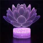 3D 7 Color Changing Yoga LED Meditation