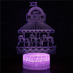 3D 7 Color Changing Yoga LED Meditation