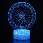 3D 7 Color Changing Yoga LED Meditation