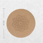 Yoga Mat Little Round  60x60cmx3mm