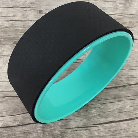 Yoga Wheel Back Training Tool  Dharma Yoga Pose Wheel 12.5x5In Yoga Circle Ring Strong Roller Back Stretcher Balance Accessory