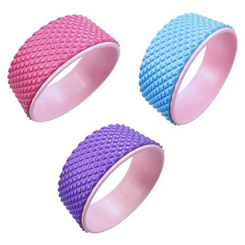 Yoga Circle Professional Waist Shape Bodybuilding Yoga Wheel Fitness Equipment Pilates Nonslip Yoga Circles Back Training