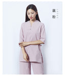 Cotton Meditation Clothing Shirt and Pants 2pcs/set