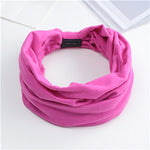 Floral Turban  Headwrap Elastic yoga