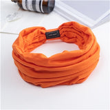 Floral Turban  Headwrap Elastic yoga