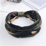 Floral Turban  Headwrap Elastic yoga