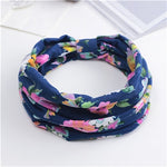 Floral Turban  Headwrap Elastic yoga