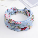 Floral Turban  Headwrap Elastic yoga
