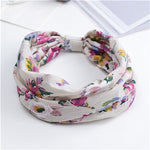 Floral Turban  Headwrap Elastic yoga