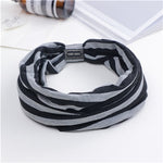 Floral Turban  Headwrap Elastic yoga