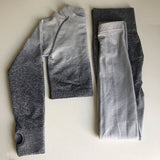 Ombre Seamless 2 Piece Set Women Sport