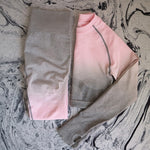 Ombre Seamless 2 Piece Set Women Sport